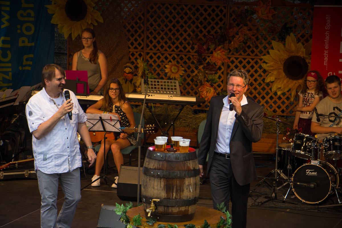 Konzert der Musikschule Fischer zum Stadtfest Pößneck 2016