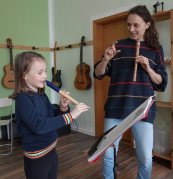 Blockflöte lernen an der Musikschule Fischer