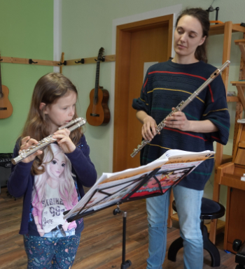 Querflöte lernen an der Musikschule Fischer